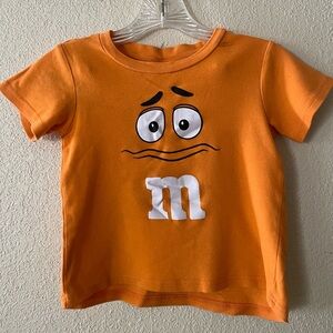 M&M'S Orange Kids Tee with Character Print